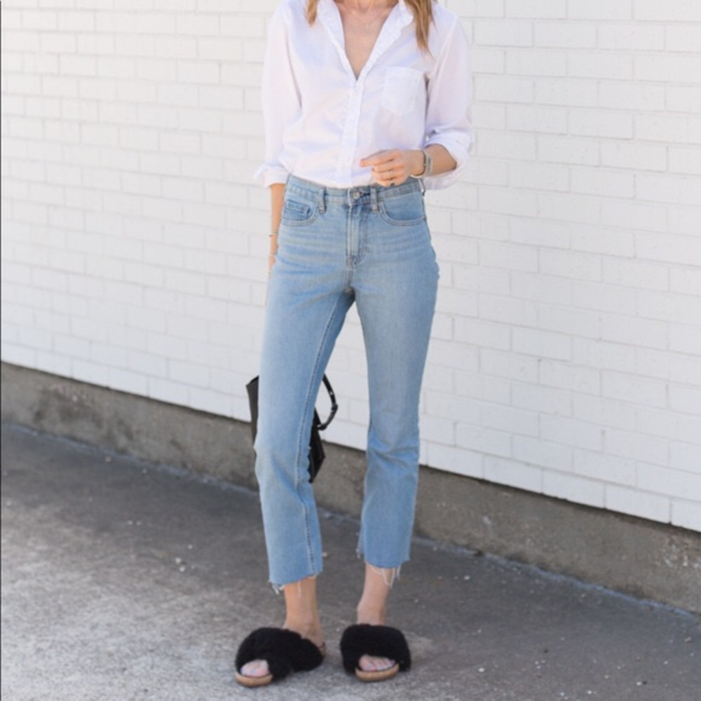 Everlane High Rise Kick Crop Size 27